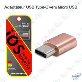 📱 Adaptateur USB Type-C vers Micro USB – Convertisseur de Charge et Synchronisation – Compatible Smartphones Android