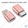 📱 Adaptateur USB Type-C vers Micro USB – Convertisseur de Charge et Synchronisation – Compatible Smartphones Android