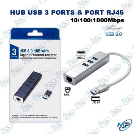copy of HUB 4 PORTS USB 3.0 - 30CM -