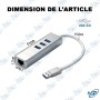 copy of HUB 4 PORTS USB 3.0 - 30CM -