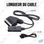 📺 Convertisseur SCART vers HDMI – Adaptateur Péritel vers HDMI pour TV, Console et Lecteur DVD