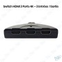 📺 Switch HDMI 3 Ports 4K – Sélecteur HDMI 3 Entrées vers 1 Sortie | 1080P / 3D