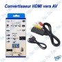 📺 Convertisseur HDMI vers AV – Adaptateur HDMI vers RCA Composite avec câble USB