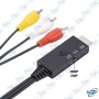 📺 Convertisseur HDMI vers AV – Adaptateur HDMI vers RCA Composite avec câble USB