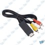 📺 Convertisseur HDMI vers AV – Adaptateur HDMI vers RCA Composite avec câble USB