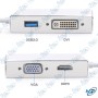 📺 Adaptateur USB Type-C vers HDMI, VGA, DVI & USB – Hub 4 en 1