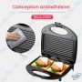 🍳 Grill Électrique Multifonction RAF 750W R.239 – Sandwich Maker Antiadhésif