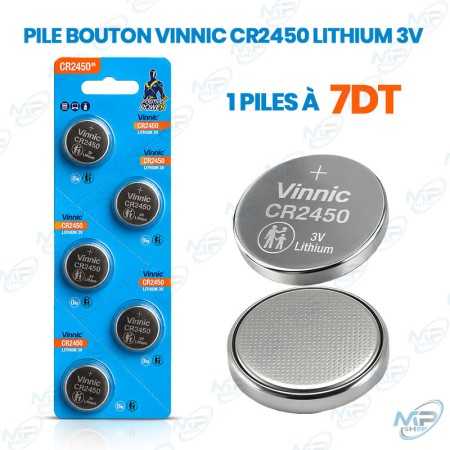 copy of LOT DE 5 PILES CR1620