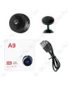 📷 Mini Caméra de Surveillance WiFi A9 HD – Caméra Espion Sans Fil avec Vision Nocturne, Détection de Mouvement et Support Magnét
