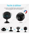 📷 Mini Caméra de Surveillance WiFi A9 HD – Caméra Espion Sans Fil avec Vision Nocturne, Détection de Mouvement et Support Magnét