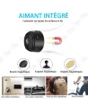📷 Mini Caméra de Surveillance WiFi A9 HD – Caméra Espion Sans Fil avec Vision Nocturne, Détection de Mouvement et Support Magnét