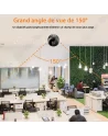 📷 Mini Caméra de Surveillance WiFi A9 HD – Caméra Espion Sans Fil avec Vision Nocturne, Détection de Mouvement et Support Magnét