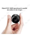 📷 Mini Caméra de Surveillance WiFi A9 HD – Caméra Espion Sans Fil avec Vision Nocturne, Détection de Mouvement et Support Magnét