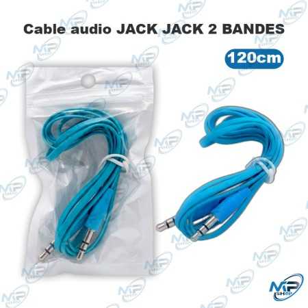 copy of CABLE AUDIO JACK 3.5MM MALE/MALE 3M NOIR