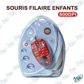 🖱️ Souris Filaire USB pour Enfants 800 DPI – Souris Optique PC Design Ludique