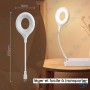 💡 Lampe LED USB Flexible en Anneau – Éclairage Compact pour Smartphone, PC et Ordinateur
