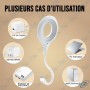 💡 Lampe LED USB Flexible en Anneau – Éclairage Compact pour Smartphone, PC et Ordinateur