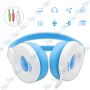🎧 Casque Filaire Stéréo KOMC A6 – Casque Audio avec Microphone pour PC, Notebook et Multimédia