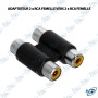 🔌 Adaptateur 2× RCA Femelle vers 2× RCA Femelle – Connecteur Audio/ Vidéo RCA