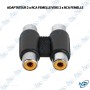 🔌 Adaptateur 2× RCA Femelle vers 2× RCA Femelle – Connecteur Audio/ Vidéo RCA