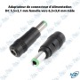 🔌 Adaptateur DC 5,5×2,1 mm Femelle vers 6,3×3,0 mm Mâle – Connecteur d’Alimentation