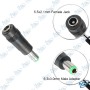 🔌 Adaptateur DC 5,5×2,1 mm Femelle vers 6,3×3,0 mm Mâle – Connecteur d’Alimentation