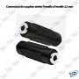 🔌 Adaptateur Coupleur Stéréo Jack 3,5 mm Femelle vers Femelle – Raccord Audio