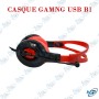 🎧 Casque Gaming USB B1 KOMC – Casque Stéréo avec Microphone, Super Bass et Contrôle du Volume