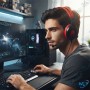 🎧 Casque Gaming USB B1 KOMC – Casque Stéréo avec Microphone, Super Bass et Contrôle du Volume