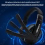 🎧 Casque Filaire KOMC K4 avec Microphone – Casque Stéréo Gaming pour PC, Multimédia et Appels