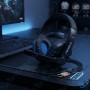 🎧 Casque Filaire KOMC K4 avec Microphone – Casque Stéréo Gaming pour PC, Multimédia et Appels