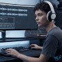 🎧 Casque Filaire LinQ T62 avec Microphone – Casque Stéréo Jack 3,5 mm pour PC et Téléphone