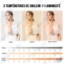 🔆 Ring Light LED avec 2 Supports de Téléphone – Éclairage pour Selfie, Live, TikTok & Vidéo