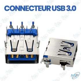 💻 Connecteur USB 3.0 Femelle à Souder – Port USB Type-A 9 Broches pour Réparation et Assemblage Électronique