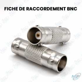 🔌 Fiche de Raccordement BNC Femelle/Femelle – Adaptateur Coaxial BNC pour Vidéosurveillance, CCTV et Équipements RF