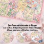 🖱️ Tapis Souris Grand Format XXL 89,5 × 39,5 cm – Desk Mat Floral Patchwork Rose pour Bureau