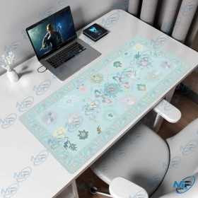 🖱️ Tapis de Souris Grand Format 89,5 x 39,5 cm – Surface XXL Antidérapante avec Motif Coloré