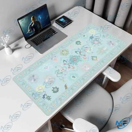🖱️ Tapis de Souris Grand Format 89,5 x 39,5 cm – Surface XXL Antidérapante avec Motif Coloré