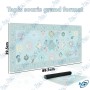 🖱️ Tapis de Souris Grand Format 89,5 x 39,5 cm – Surface XXL Antidérapante avec Motif Coloré