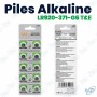 🔋 Pile bouton alcaline LR920 371 – 1,55 V – Pile ronde pour montres, calculatrices et appareils électroniques