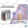 🖱️ Tapis de Souris Grand Format 89,5 × 39,5 cm – Design Floral Violet et Fleuri – Desk Mat XXL pour Bureau