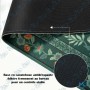 🖱️ Tapis de Souris Grand Format 89,5 × 39,5 cm – Design Floral Vert Foncé – Desk Mat XXL pour Bureau et Gaming