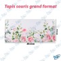 🖱️ Tapis Souris Grand Format 89,5 × 39,5 cm – Desk Mat Floral Antidérapant pour Bureau et Gaming