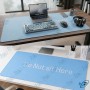 🖱️ Tapis Souris Grand Format 89,5 × 39,5 cm – Desk Mat Bleu pour Bureau, PC et Gaming