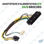 🔌 Adaptateur d’Alimentation ATX 24 vers 6 Broches – Convertisseur PSU Carte Mère PC