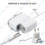 🔌 Chargeur MacBook 45W MagSafe 1 – Adaptateur Secteur pour Apple MacBook Air avec Connecteur Magnétique