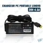🔌 Chargeur PC Portable Lenovo 20V 4.5A – Adaptateur Secteur 90W Connecteur Carré USB (Slim Tip)