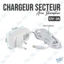 🔌 Chargeur Secteur 12V 2A avec Interrupteur – Adaptateur AC/DC Universel