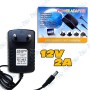 🔌 Chargeur Secteur 12V 2A – Adaptateur AC/DC Universel pour Appareils Électroniques