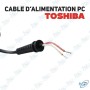 🔌 Câble d’Alimentation Chargeur PC Toshiba – Câble de Remplacement pour Ordinateur Portable Toshiba